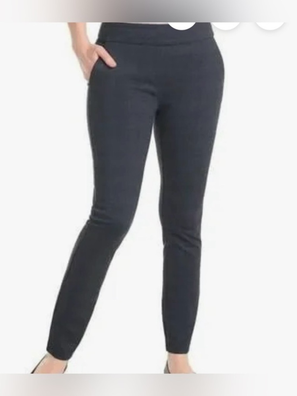 Dalia Women's Glen Plaid Pull-On Tummy Control Skinny Pants